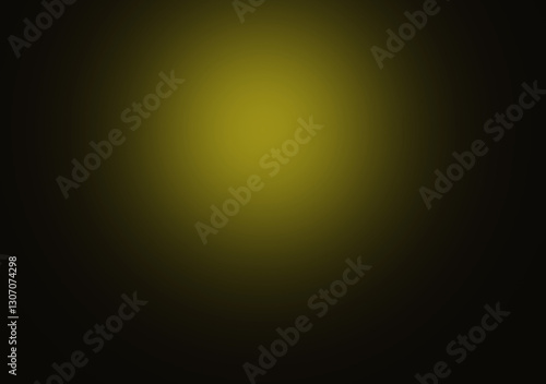 Black and dark yellow smooth gradient abstract background image,Dark tone.Science or technology display concept. Metal or metallic color. spotlight in room or studio.Graphic illustration.
