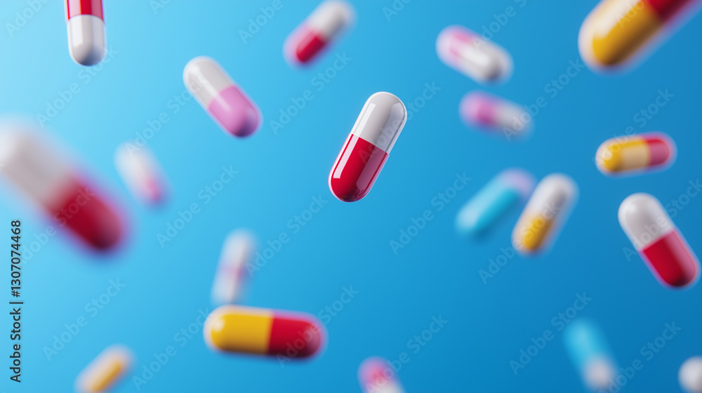 A detailed shot of colorful medicine pills and capsules, creating a strong visual representation of pharmaceutical innovation and patient care. A detailed shot of colorful medicine pills and capsules, creating a strong visual representation of pharmaceutical innovation and patient care.
