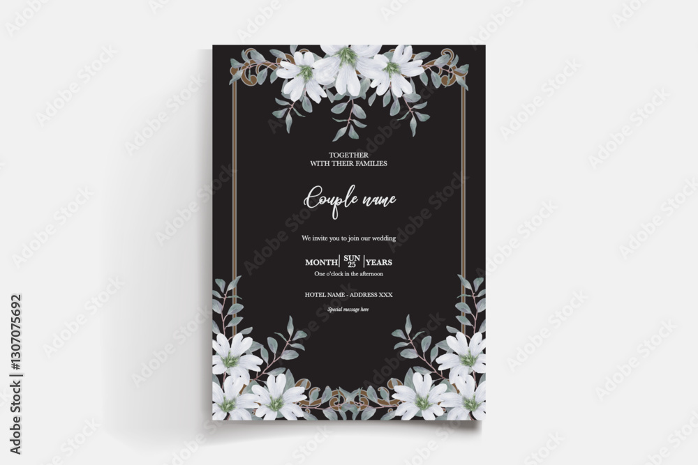 BRIDAL SHOWER FLORAL INVITATION TEMPLATE BRIDAL SHOWER FLORAL INVITATION TEMPLATE