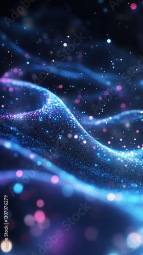 AIpowered cloud migration, digital transformation concept with futuristic holographic data transfer