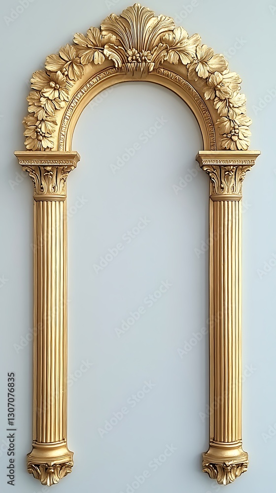Naklejka premium Gilded Archway Decor