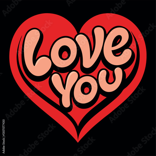 cuore con scritta I Love You 02