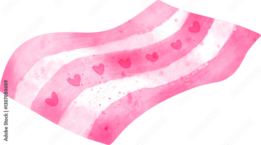 Fototapeta premium watercolor beach towel