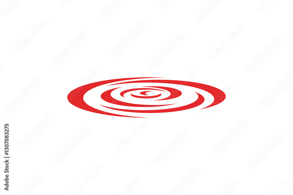 Vector illustration of a hurricane weather icon. Simple silhouette icon. Vector illustration of a hurricane weather icon. Simple silhouette icon.