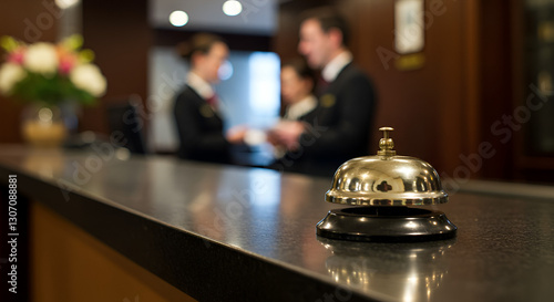 service bell in hotel reception