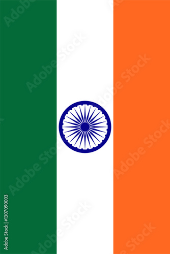 India Vertical Flag, Vertical Flag India