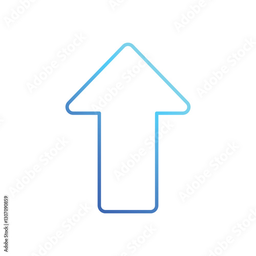 Up Arrow stock illustration
