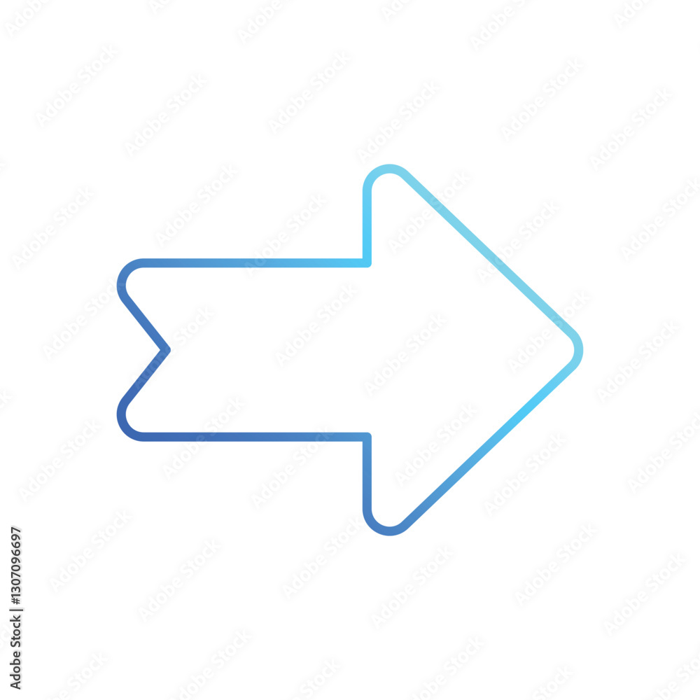 Right Arrow stock illustration Right Arrow stock illustration