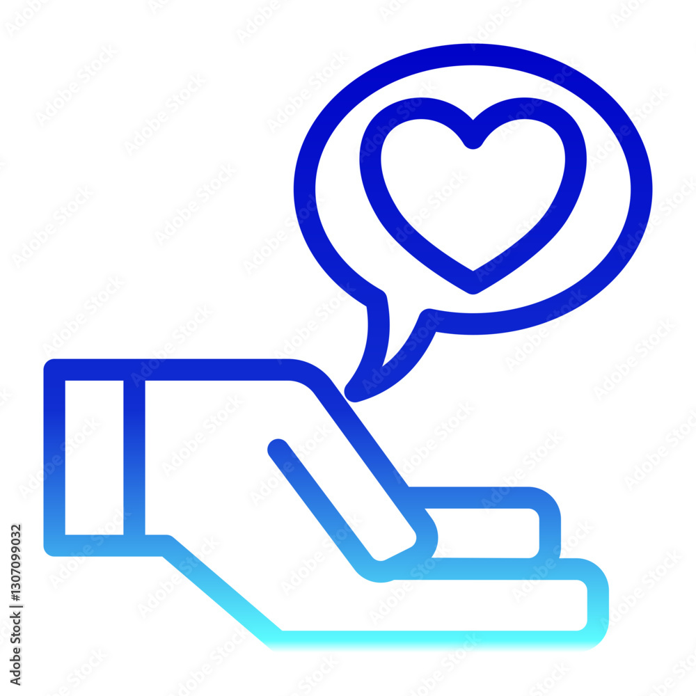 Solidarity icon line gradient style for download (Help and Support Pack) Solidarity icon line gradient style for download (Help and Support Pack)