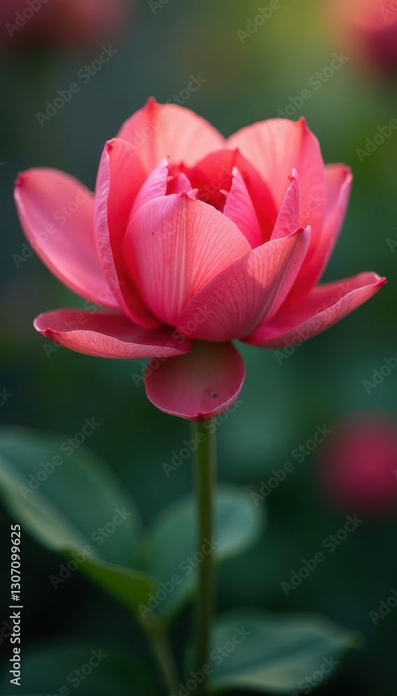 Intricate petal details, bokeh background, off-center focus , flower, garden