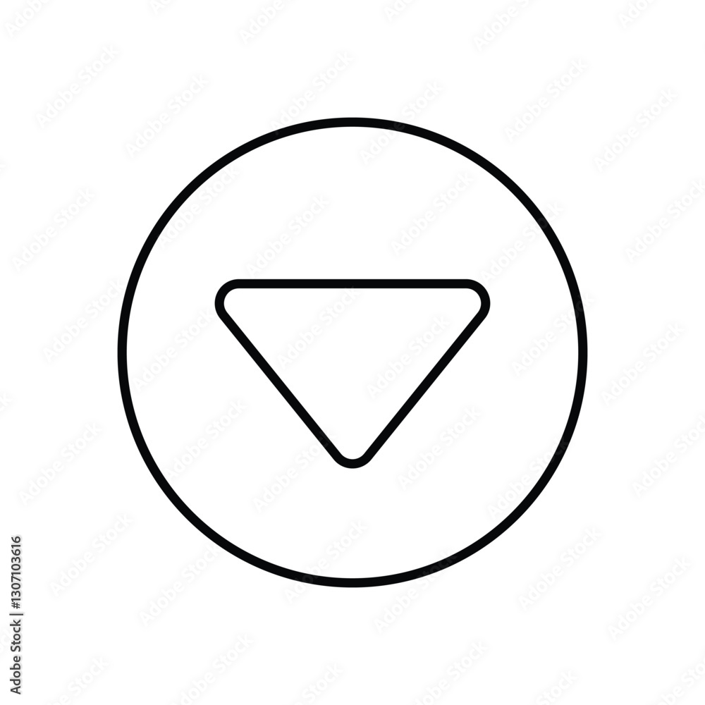 Down Arrow stock illustration Down Arrow stock illustration