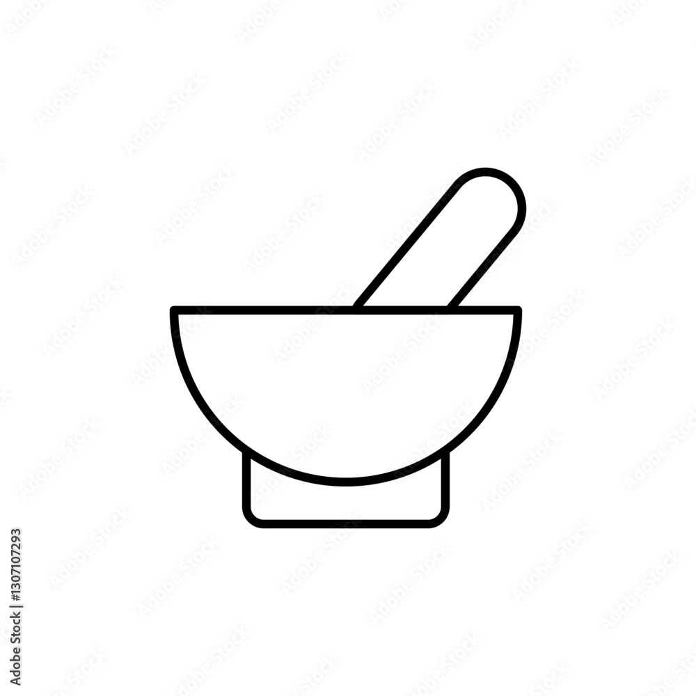 Mortar line icon Mortar line icon