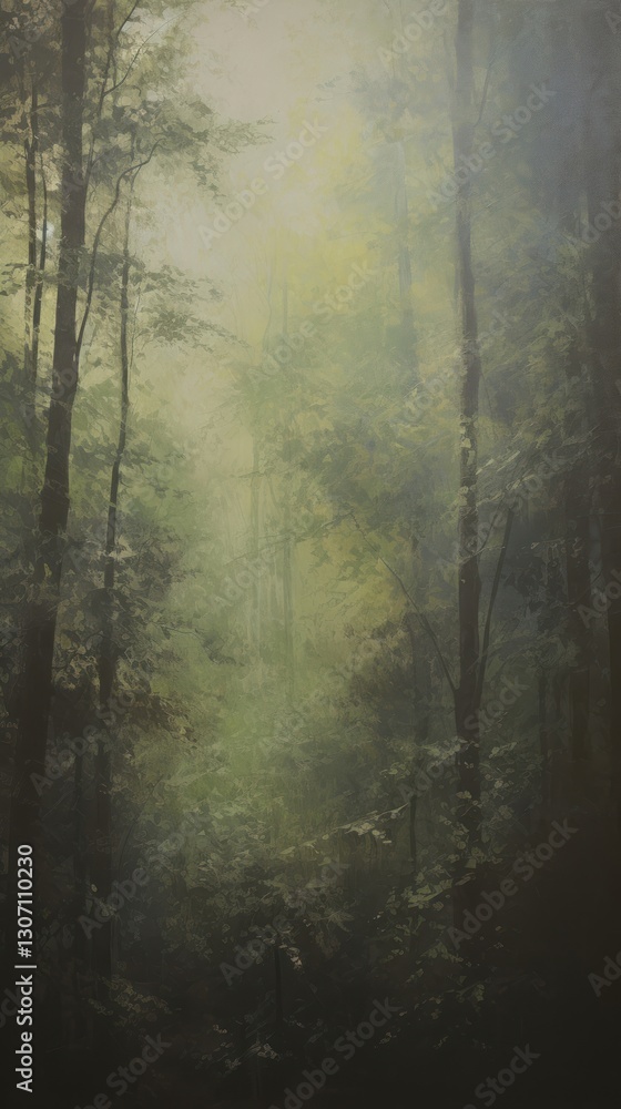 Fototapeta premium Summer forest outdoors woodland nature.