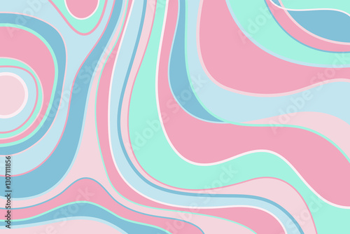 Abstract background with hand drawn doodle lines art.