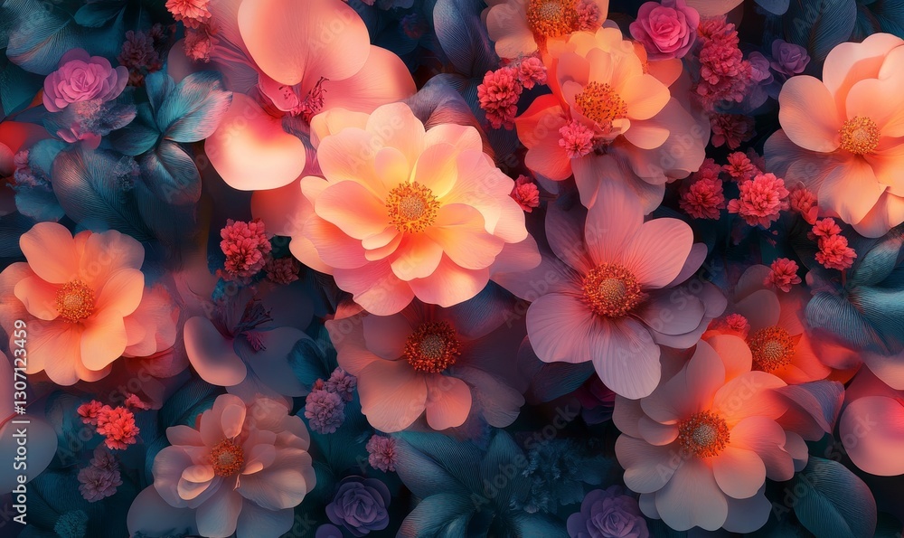 Floral Art, Generative AI, Generative AI Floral Art, Generative AI, Generative AI