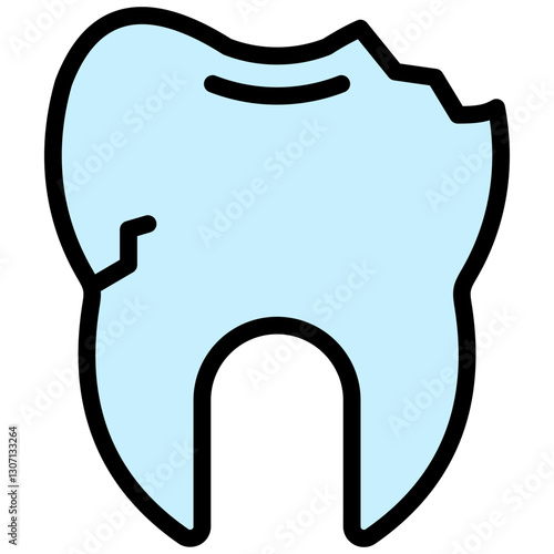 Broken Tooth Icon