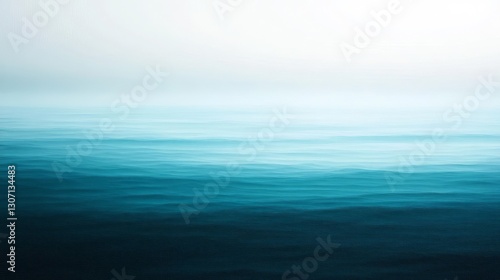 Cool teal and ice blue gradient, sleek and minimalistic with smooth transitions
