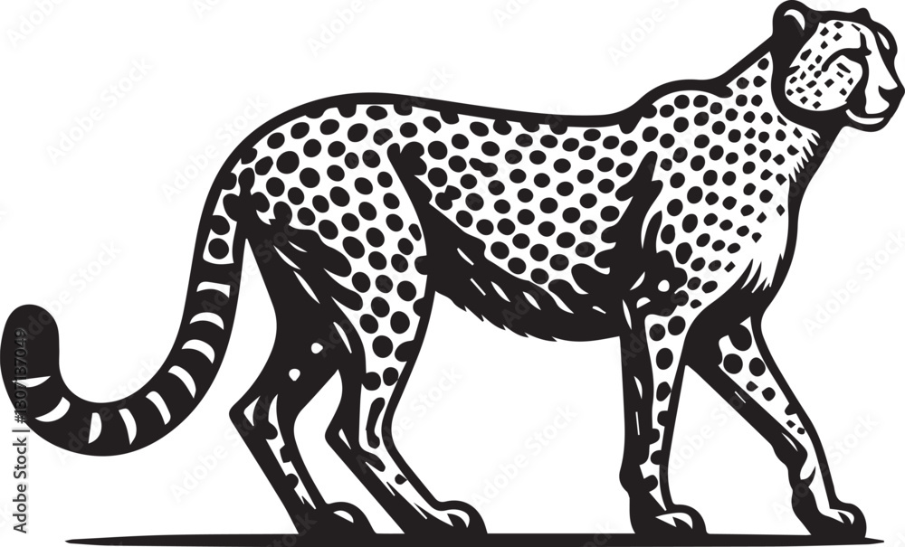 vector illustration of a cheetah, cheetah silhouette vector, cheetah logo, cheetah silhouette vector black and white full body vector illustration of a cheetah, cheetah silhouette vector, cheetah logo, cheetah silhouette vector black and white full body