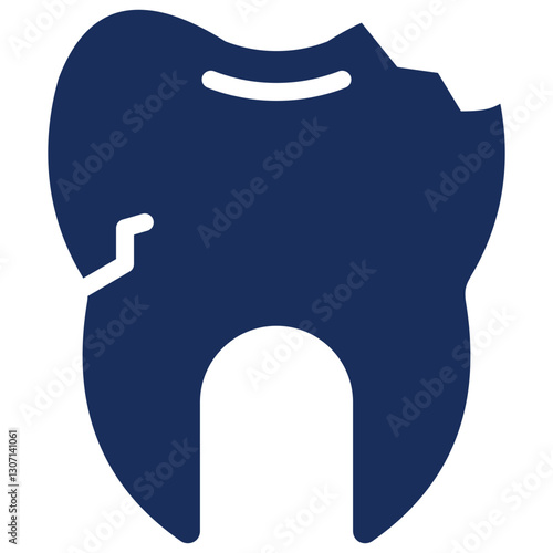 Broken Tooth Icon