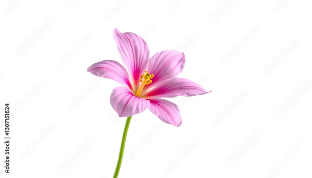 A single, vibrant bloom isolated against a pure white backdrop, wallpaper, image A single, vibrant bloom isolated against a pure white backdrop, wallpaper, image