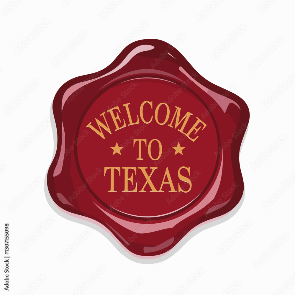 Elegant Wax Seal - Welcome to Texas Elegant Wax Seal - Welcome to Texas