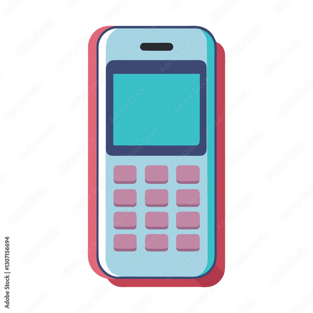 creative elegant mobile phone icon isolated on white background creative elegant mobile phone icon isolated on white background