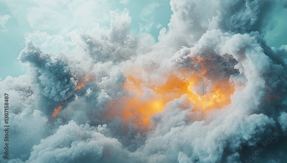 Abstract cloud, fire, and smoke; smoke effect; cloud vortex; epic Abstract cloud, fire, and smoke; smoke effect; cloud vortex; epic