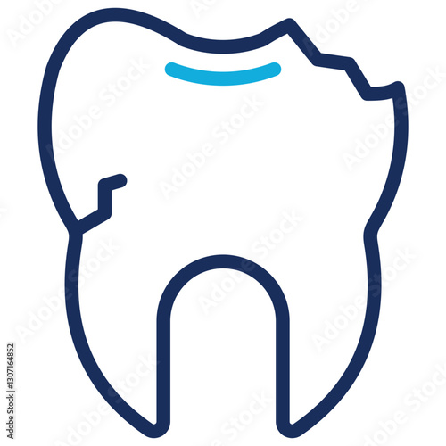 Broken Tooth Icon