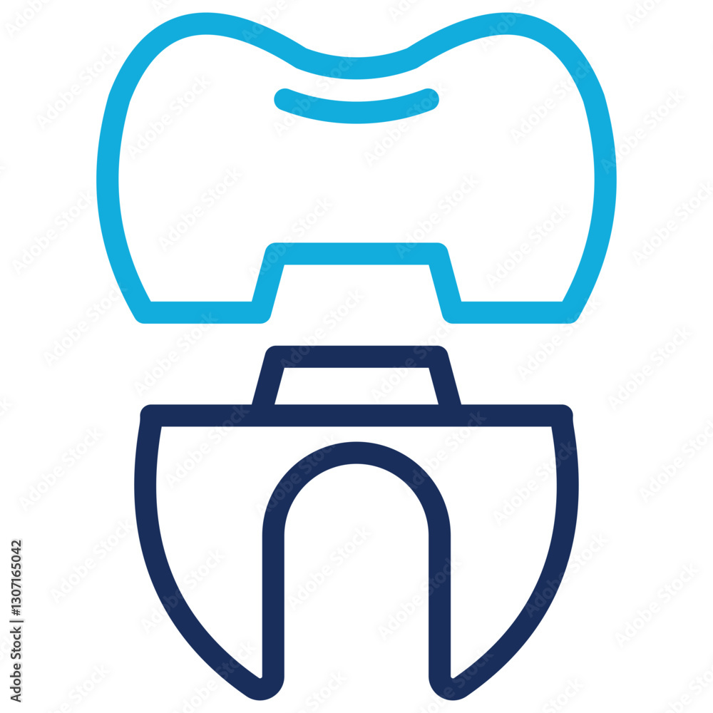 Dental Crown Icon Dental Crown Icon