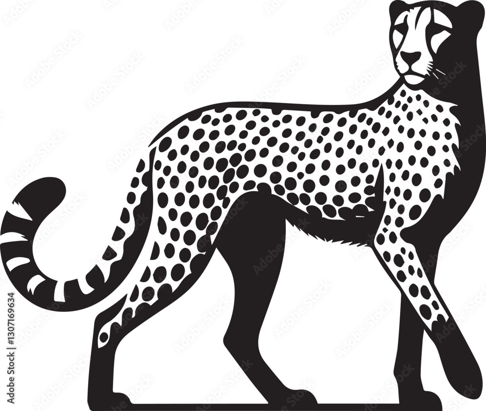 vector illustration of a cheetah, cheetah silhouette vector, cheetah logo, cheetah silhouette vector black and white full body vector illustration of a cheetah, cheetah silhouette vector, cheetah logo, cheetah silhouette vector black and white full body
