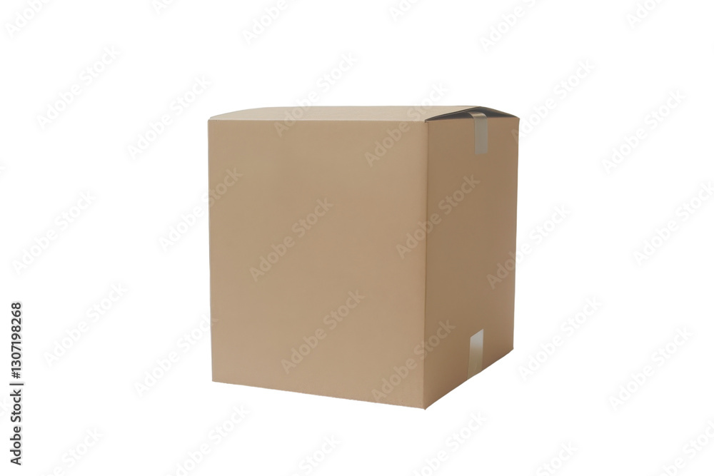 Corrugated Box Simple and Practical Packaging Design on a Transparent or White Background Corrugated Box Simple and Practical Packaging Design on a Transparent or White Background
