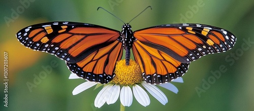 Monarch Butterfly On Flower photo