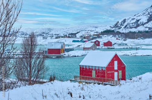 winter landscape at the tur...