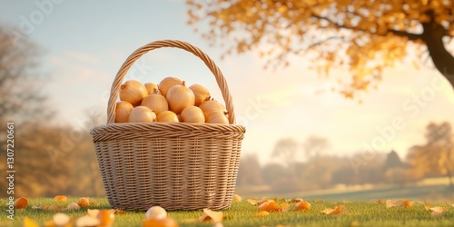 Autumn Basket Bounty: A rus...