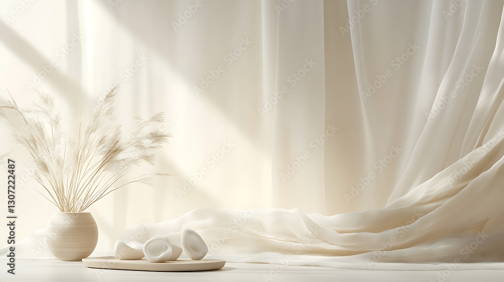Minimalist background featuring an elegant olive branch with atmospheric appeal high resolution picture Minimalist background featuring an elegant olive branch with atmospheric appeal high resolution picture