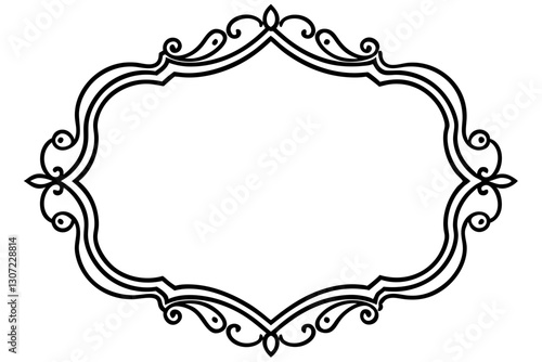 Luxurious Gold Baroque Frame Vector for Royal-Themed Designs

