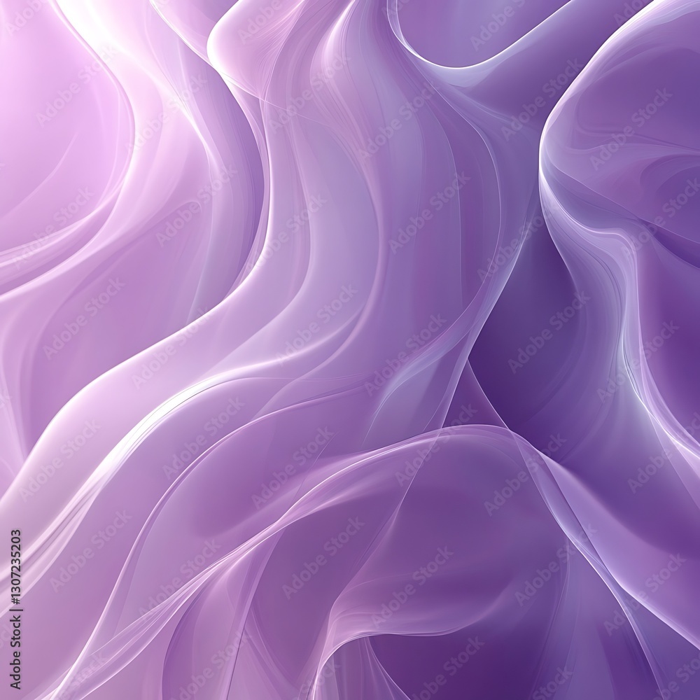 Obraz premium Abstract Purple Silk Drapery Flowing Softly