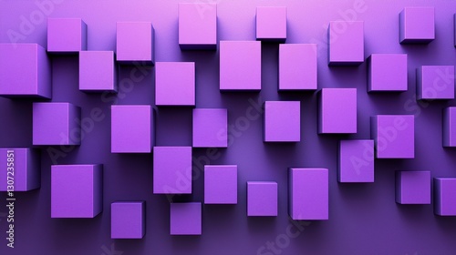 Abstract Purple Geometric Pattern Background