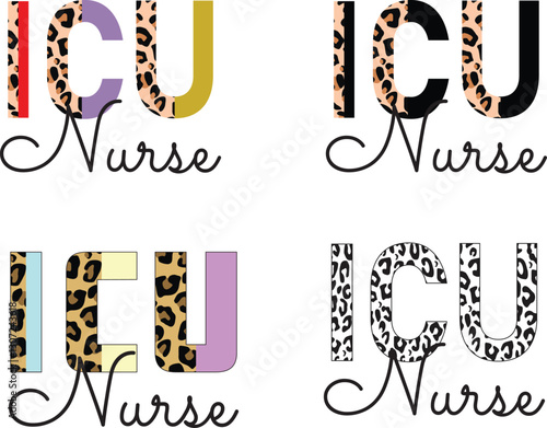 2ICU nurse, Race checkered, dalmatian dots, doodle bright, half leopard cheetah, nurse, nursing, nurse life bundle, ICU nurse, nurse, nursing, ICU nurse, nurse life, leopard nurse, half leopard cheeta