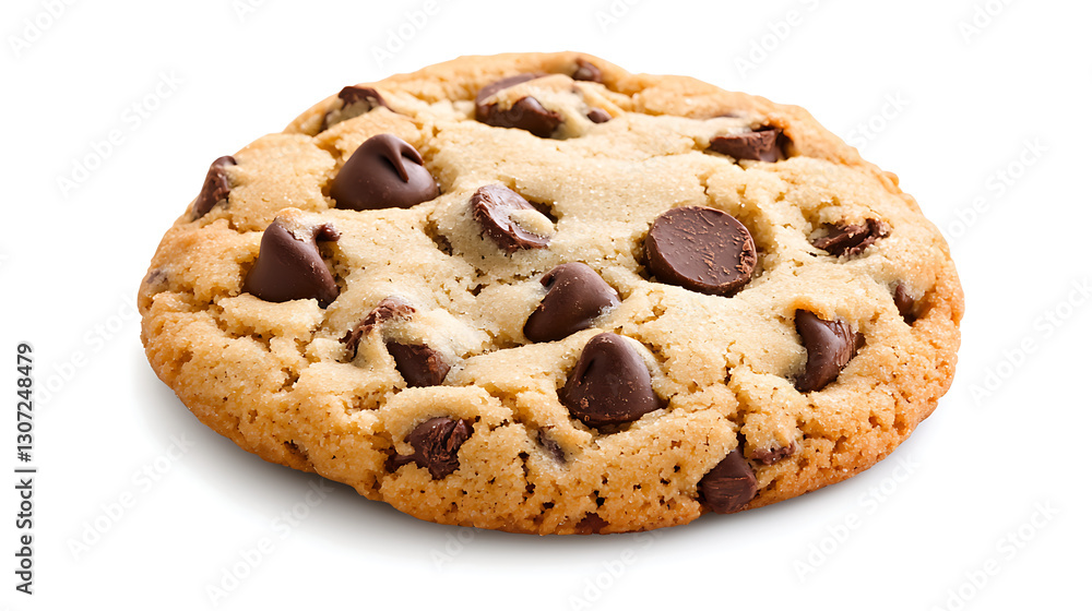 Mouthwatering Chocolate Chip Cookie with Crisp Exterior Texture and Tempting Appearance Mouthwatering Chocolate Chip Cookie with Crisp Exterior Texture and Tempting Appearance