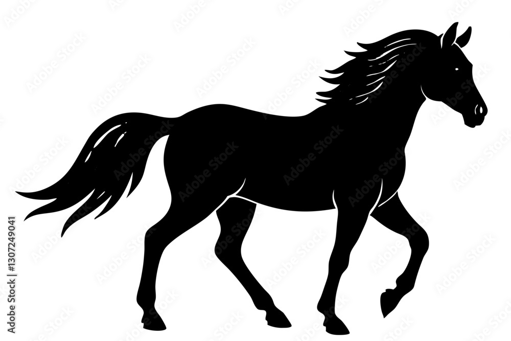 Horse Silhouette Vector – Elegant Equine Graphic Illustration
Horse Silhouette Vector – Elegant Equine Graphic Illustration