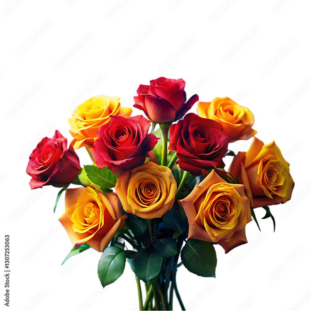 Red & Orange Rose Bouquet Red & Orange Rose Bouquet
