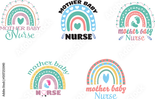 Mother Baby Nurse, nurse, nurse, Postpartum Nurse, RN Cut Files, Mother Baby Nurse, nursing baby girl boy, nurse life, nurse, nurse, Postpartum Nurse, RN Cut Files, Mother Baby Nurse, nur