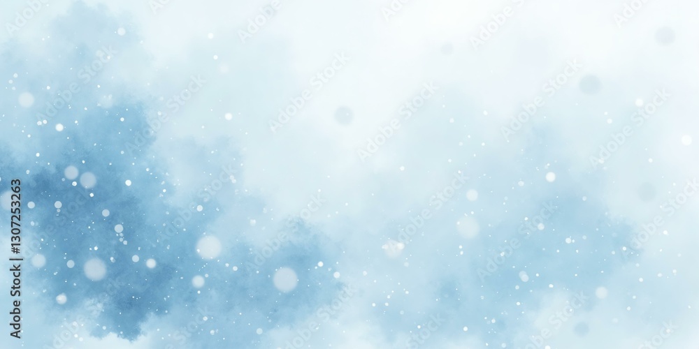 Winter watercolor texture, icy blues and silver tones merging softly, frosty and elegant design. Winter watercolor texture, icy blues and silver tones merging softly, frosty and elegant design.