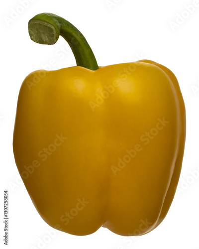 Yellow Bell Pepper III Isolated on Transparent Background