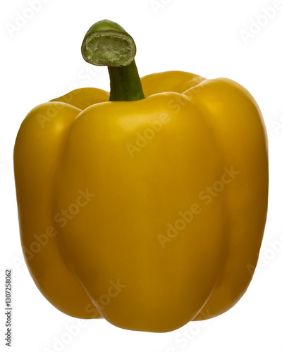 Yellow Bell Pepper II Isolated on Transparent Background