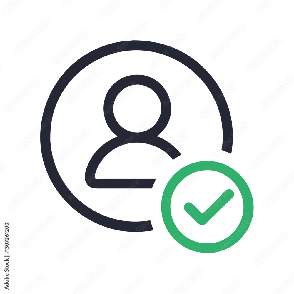 Verified user profile icon