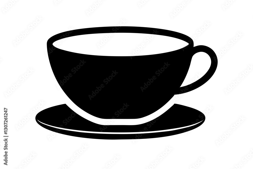 Teacup Icon – Minimal Vector Illustration for Café and Beverage Designs
Teacup Icon – Minimal Vector Illustration for Café and Beverage Designs