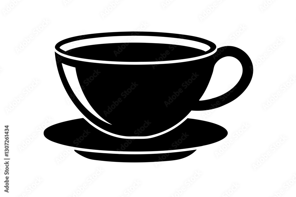 Teacup Icon – Minimal Vector Illustration for Café and Beverage Designs
Teacup Icon – Minimal Vector Illustration for Café and Beverage Designs