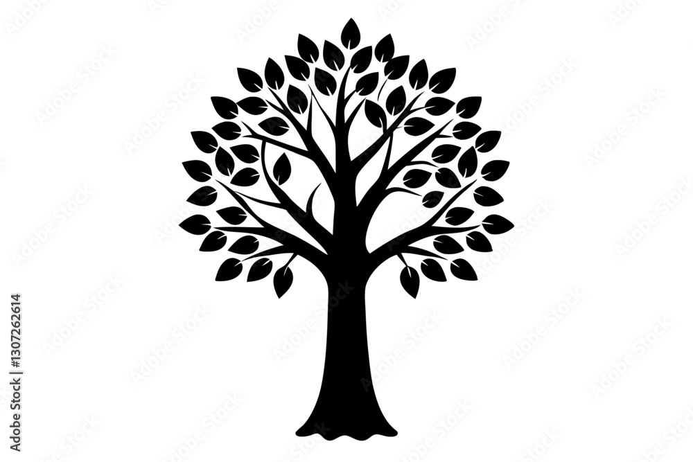 Tree Silhouette Vector – Isolated Nature Illustration
Tree Silhouette Vector – Isolated Nature Illustration